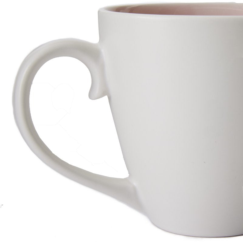 Blush Stoneware Mug - Vivian Design
