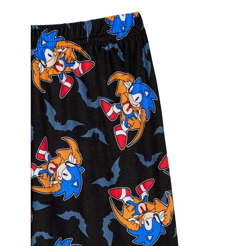 Sonic Boys Halloween Pajama Set - Orange, XS, Short Sleeve Sleep Top & Pants