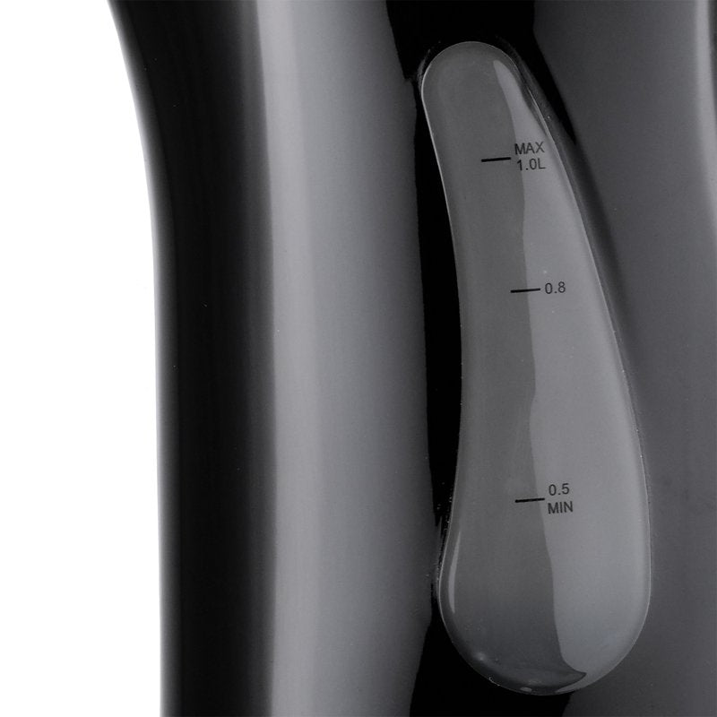 1-Liter Cordless Electric Kettle - BPA-Free with Auto Shut Off, Black