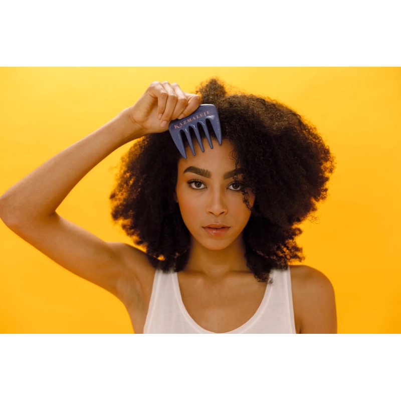 Wide Tooth Hair Pick Comb for Volume & Detangling - Travel Size