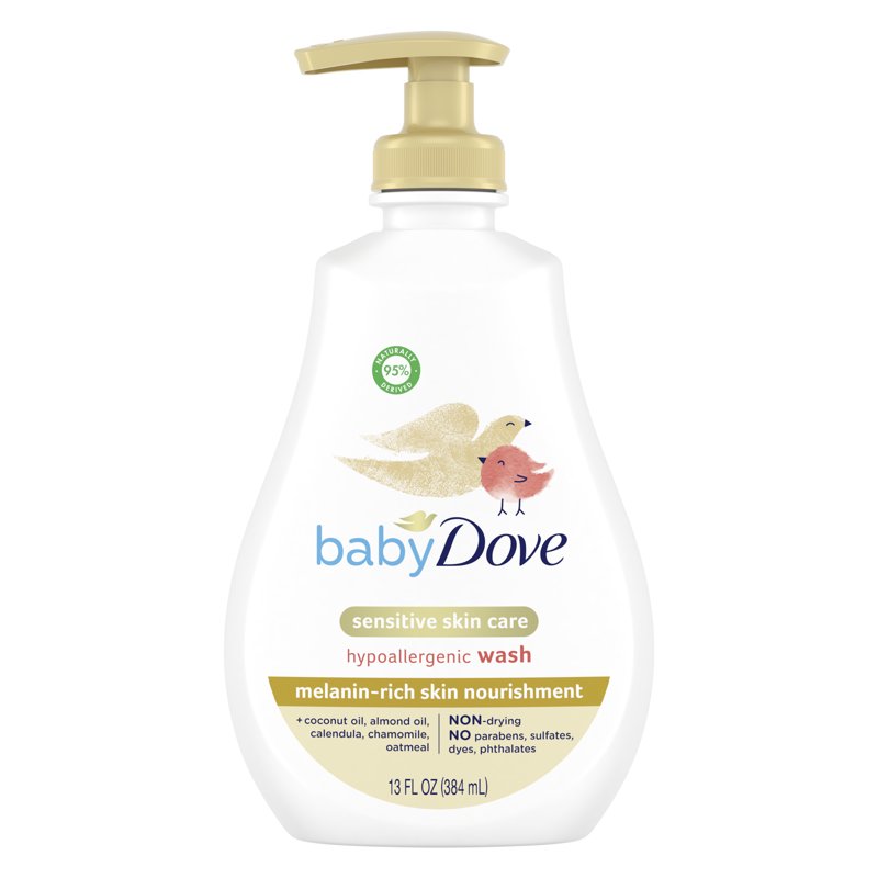 Baby Dove Hypoallergenic Body Wash - Melanin-Rich Nourishment, 13 fl oz