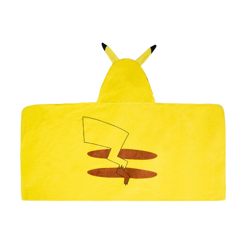 Kids Pikachu Hooded Towel - Cotton Bath & Beach Poncho for Children