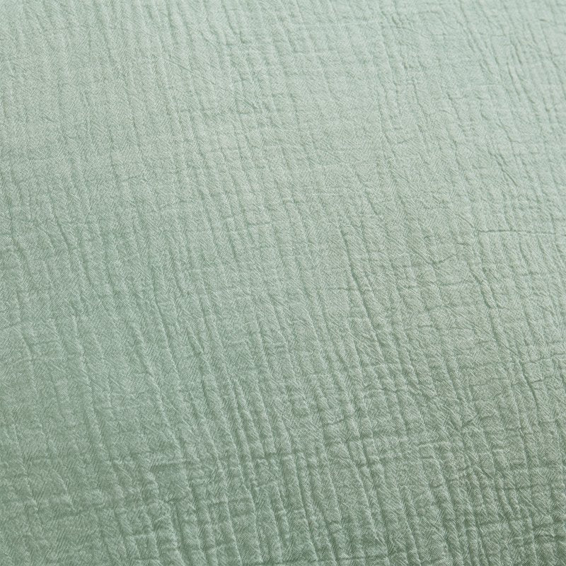 Oversized Cotton Gauze Fringe Throw Pillow - Seafoam Green, Soft Sea - 22x22"