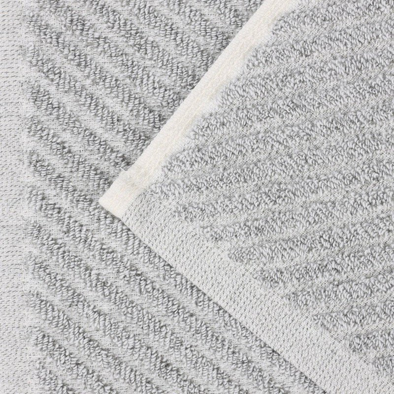 Hand Towel Set - 6 Pack, Platinum, Viscose Cotton Blend Medium Weight - Variation of THIS listing