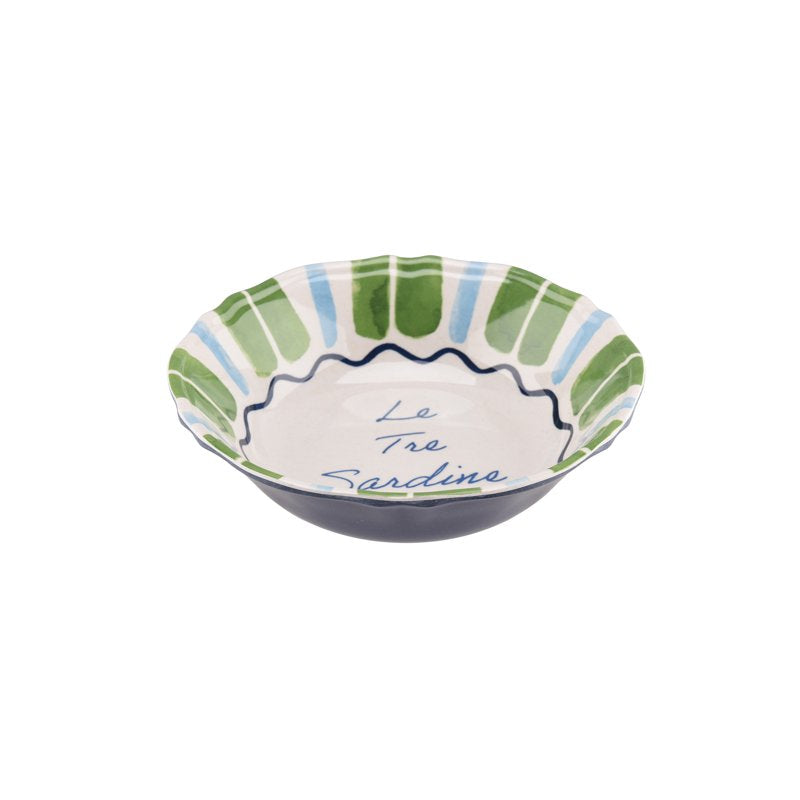 4-Piece Bamboo Melamine Cereal Bowl Set - Multi-Color