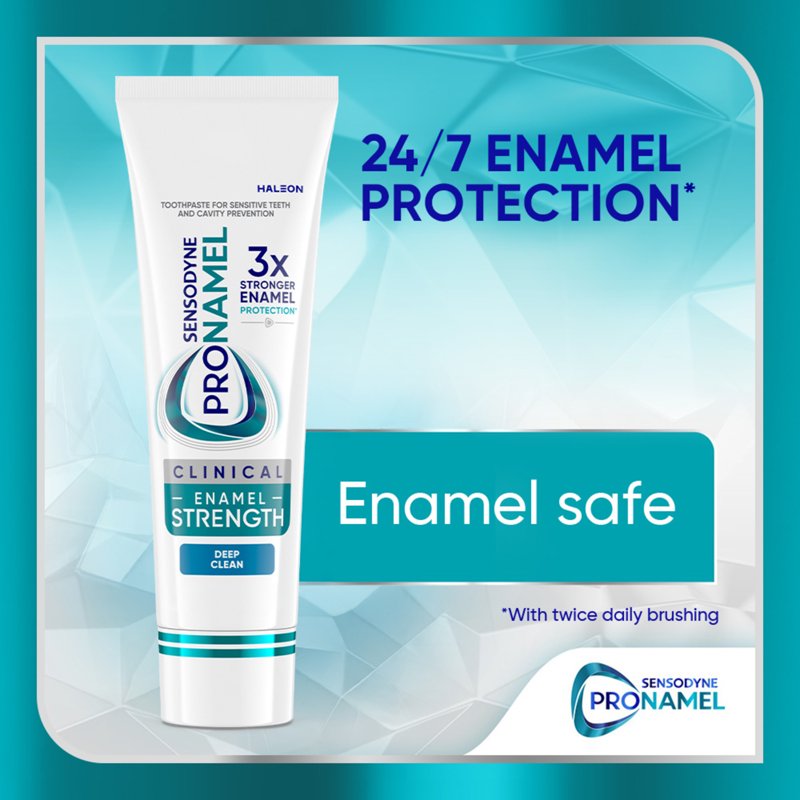 Clinical Enamel Strength Deep Clean Toothpaste, 3.4 oz