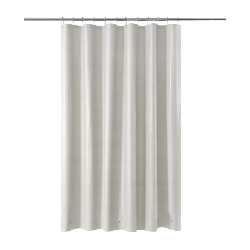 Mainstays 14-Piece Blue Dot Shower Curtain Set - Single, Fabric & PEVA Liner