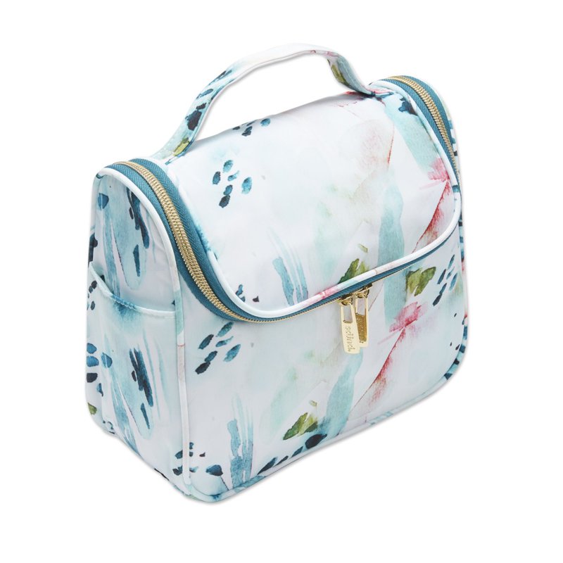 Watercolor Floral Hanging Travel Organizer Bag - Scunci