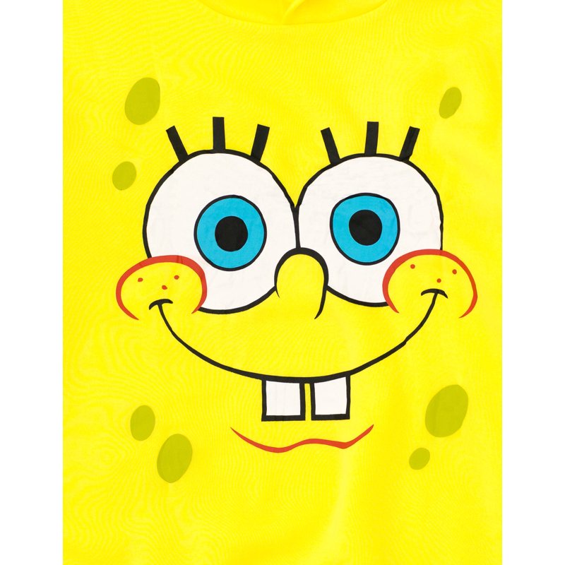 Adult SpongeBob SquarePants Fleece Hoodie - Yellow Face, M Variation