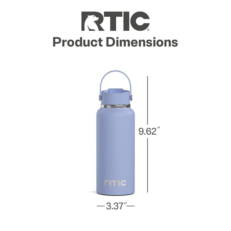32 oz Insulated Outback Water Bottle - Leak Resistant, Periwinkle