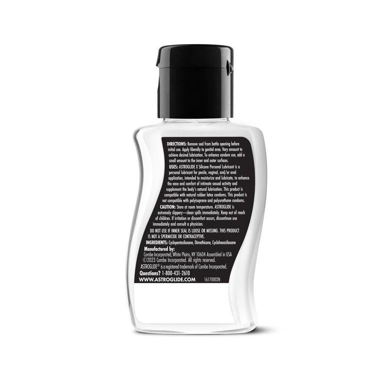 Premium Silicone Personal Lubricant, Waterproof Long-Lasting Lube, 2.5 fl oz
