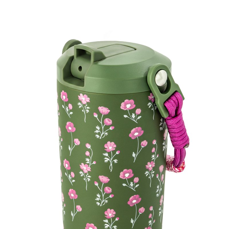 24oz Stainless Steel Water Bottle with Paracord Handle - Jardin