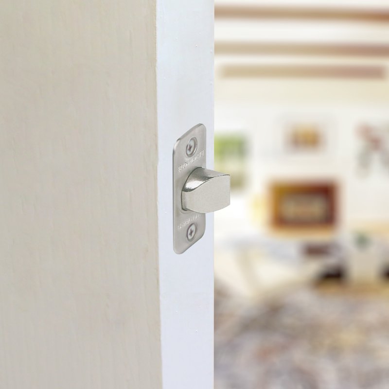 Passage Latch - 2-Way Adjustable Door Lock for Standard Doors