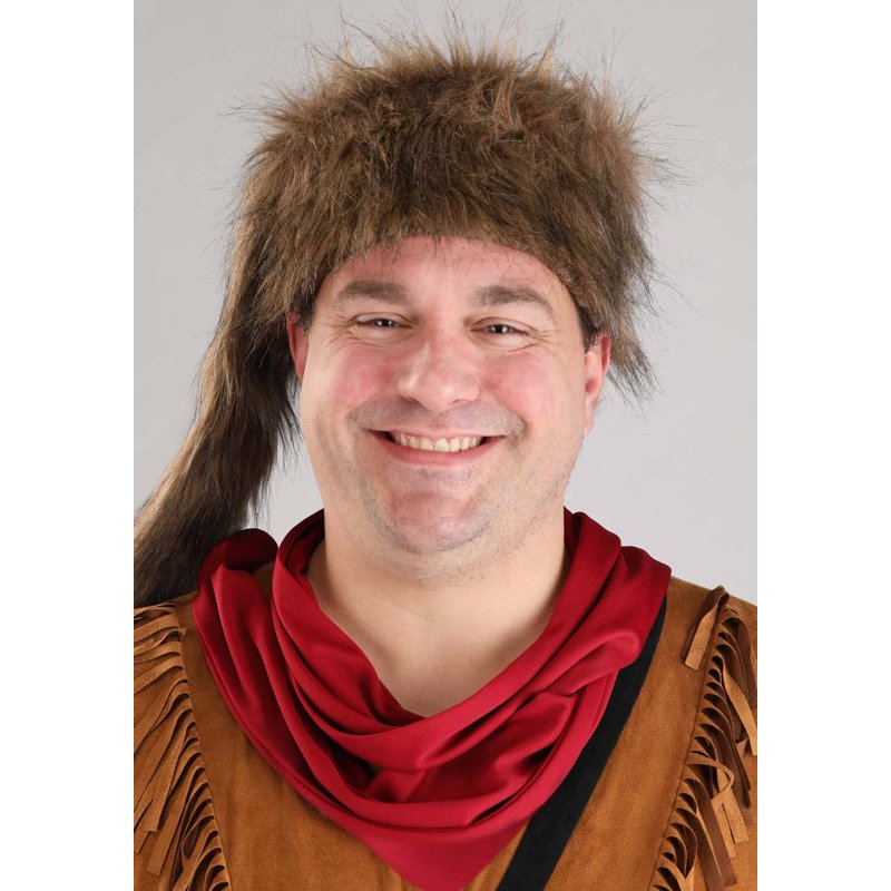 Plus Size Davy Crockett Costume for Men 4X Authentic Frontier Outfit