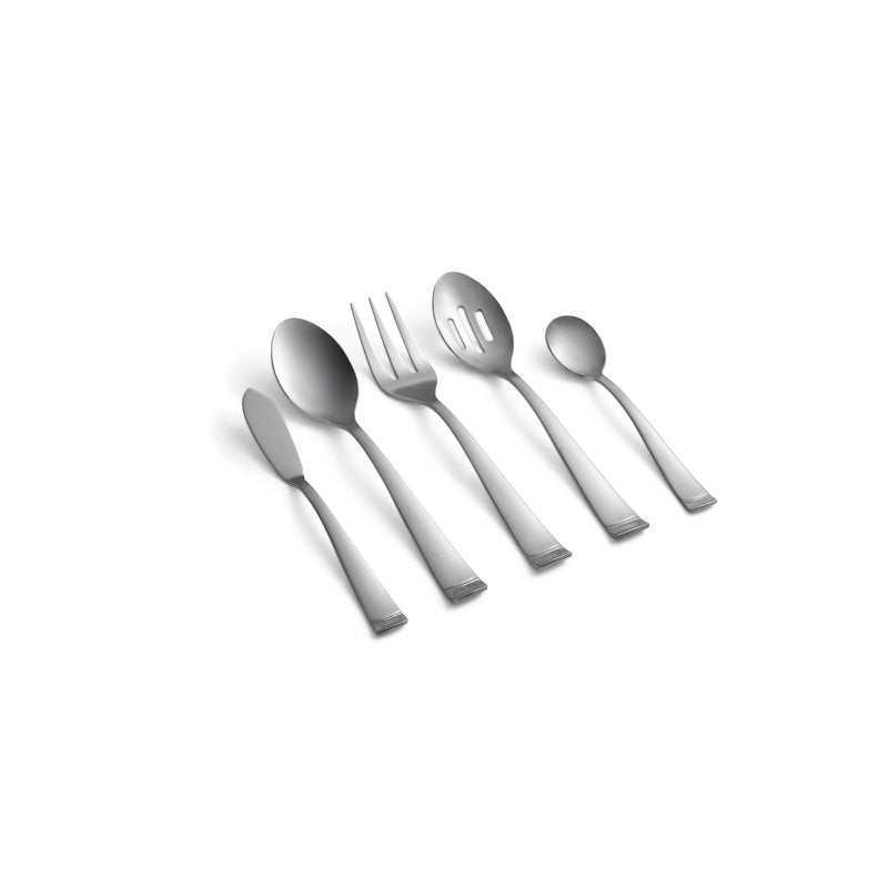 45-Piece Stainless Steel Flatware Set with Chrome Buffet - Service for 8
