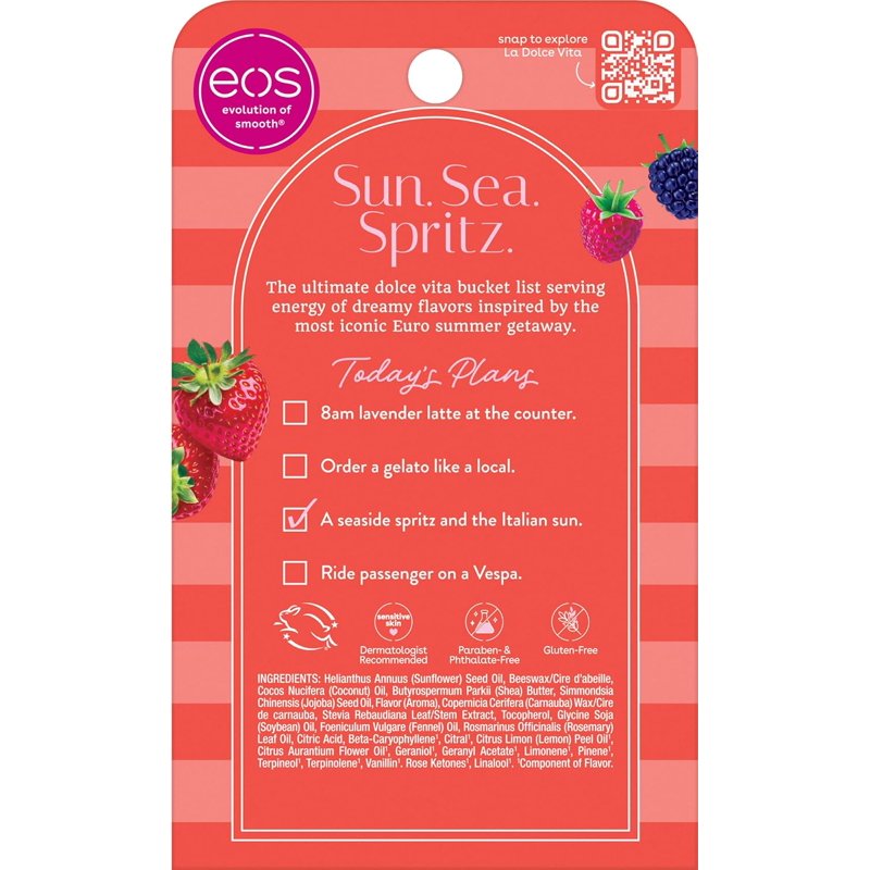 Natural Shea Butter Lip Balm Variety Pack - Seaside Spritz 4-Pack