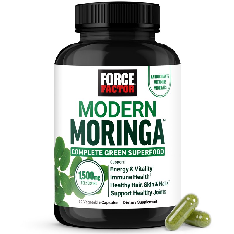 Moringa Capsules - Complete Green Superfood for Energy & Vitality