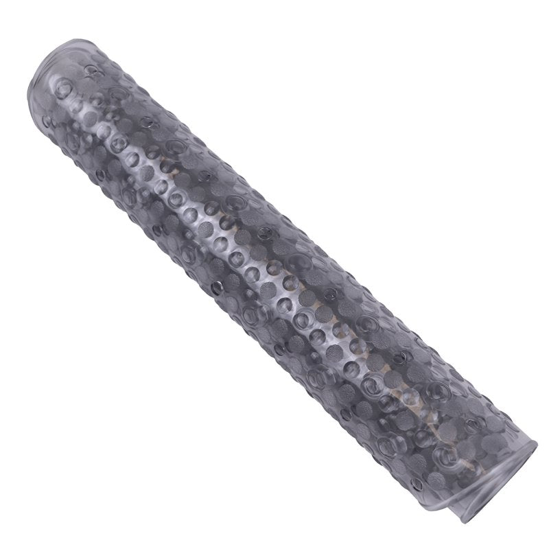 Mainstays Oval Bubble Bathtub Mat - Charcoal, 15.25 x 27 inches - Non-Slip Bathroom Accessory
