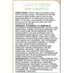Light & Fresh Dry Shampoo 5.71 fl oz - Paraben & Sulfate-Free