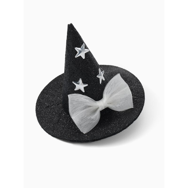 Mini Witch Hat Hair Clip for Halloween - Alligator Style, Multicolor