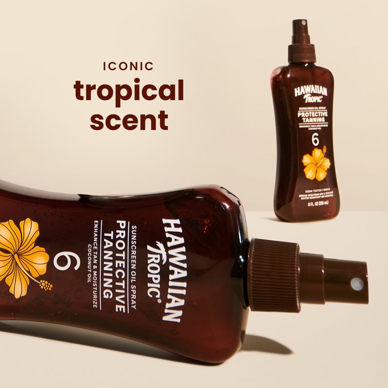 Tanning Oil Spray SPF 6 with Coconut & Cocoa Butter - 8 FL OZ