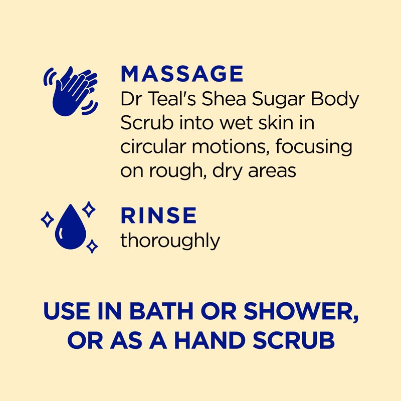 Shea Sugar Body Scrub with Prebiotic Lemon Balm & Essential Oils - 19 oz