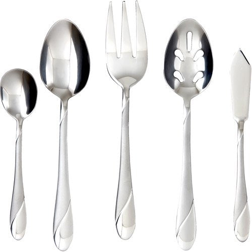 89-Piece Stainless Steel Flatware Set - Service for 12