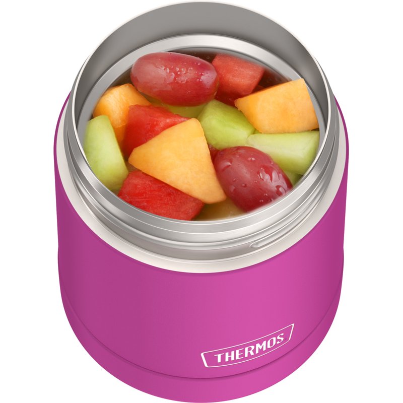 Insulated Food Jar with Handle - 10oz, Pink, Dishwasher Safe