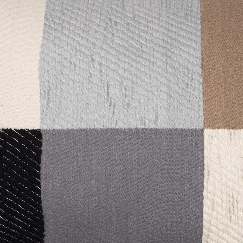 Lumbar Decorative Pillow - Neutral Colorblock, 14 x 19 Inches, Mainstays Variation 1
