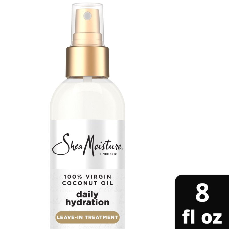 Virgin Coconut Oil Leave-In Hair Conditioner for Frizz Control, 8 fl oz