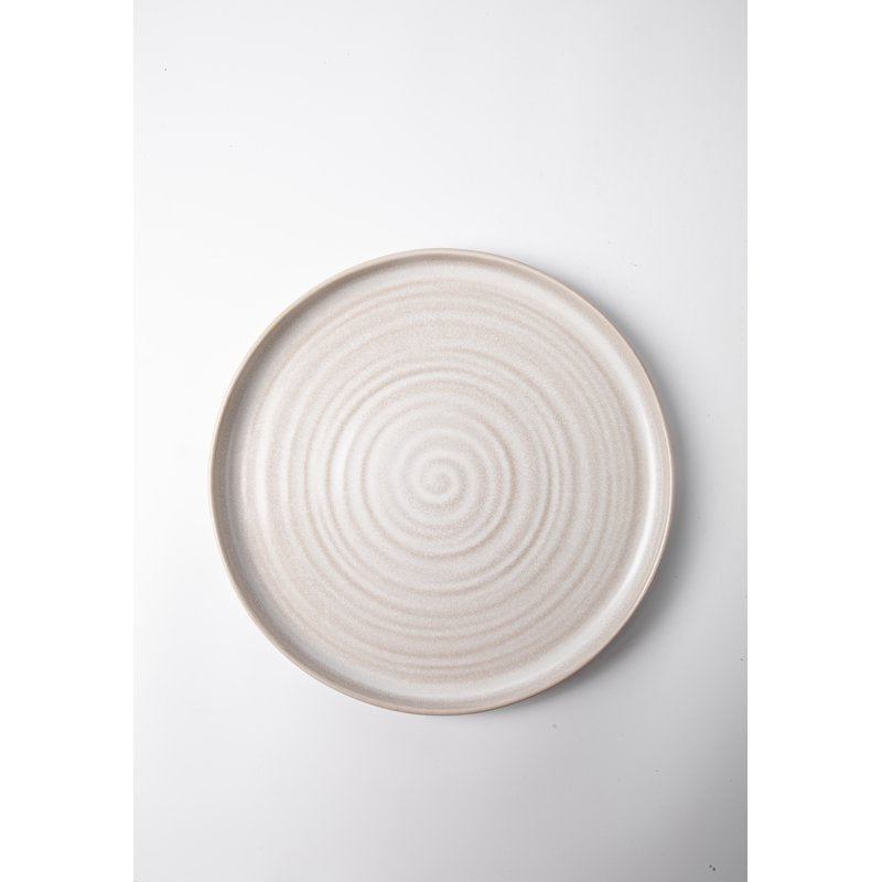Cream Stoneware Round Dinner Plate - 10.4" | Collins Collection