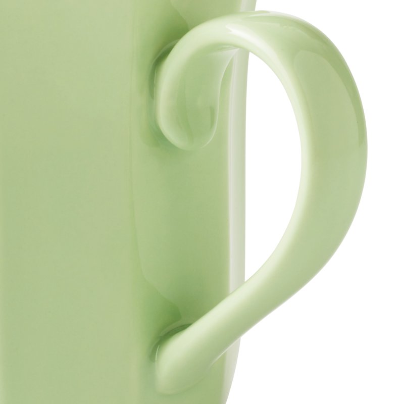 Ceramic Coffee Mugs Set of 4 - 16-Ounce Painted Meadow Design