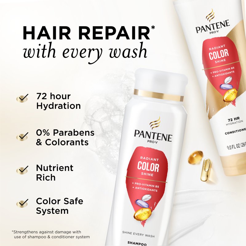 Radiant Color Shine Shampoo & Conditioner Set - 10.4 fl oz + 9.0 fl oz