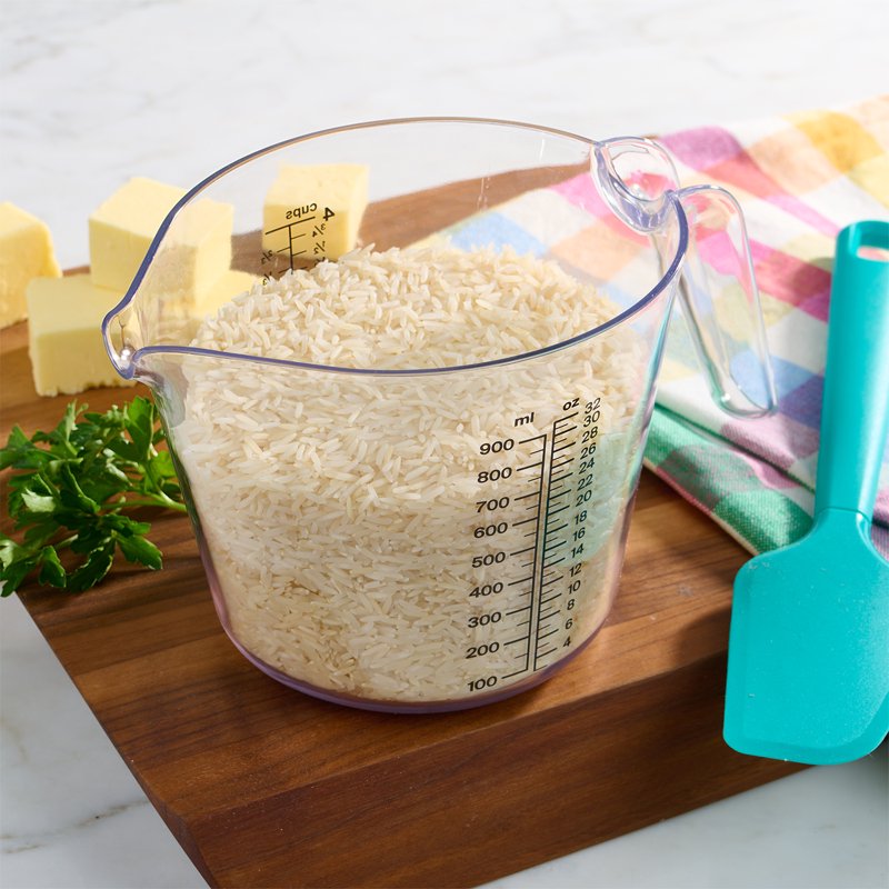 4-Cup Plastic Measuring Cup with Large Spout - 32 oz