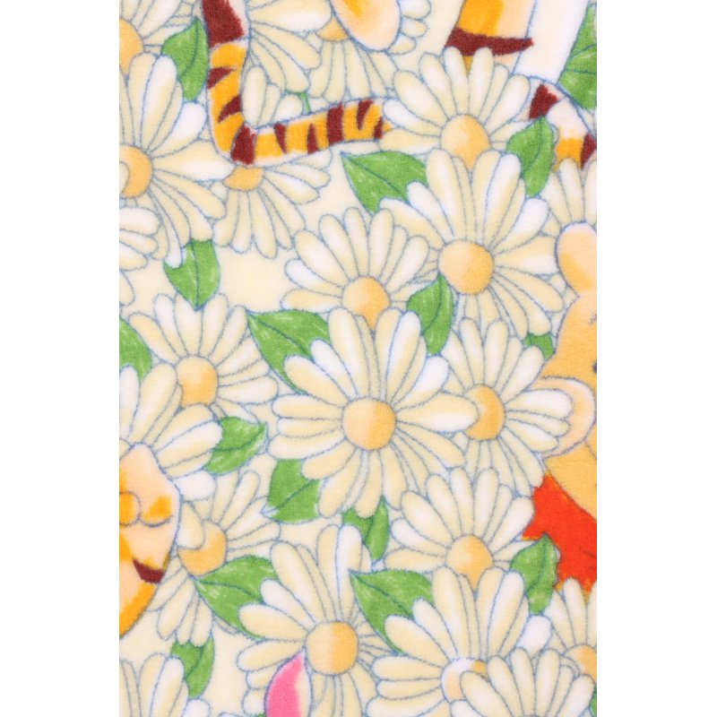 Kids Throw Blanket with Winnie The Pooh Characters - Soft Coral Fleece, 46 x 60 Inches