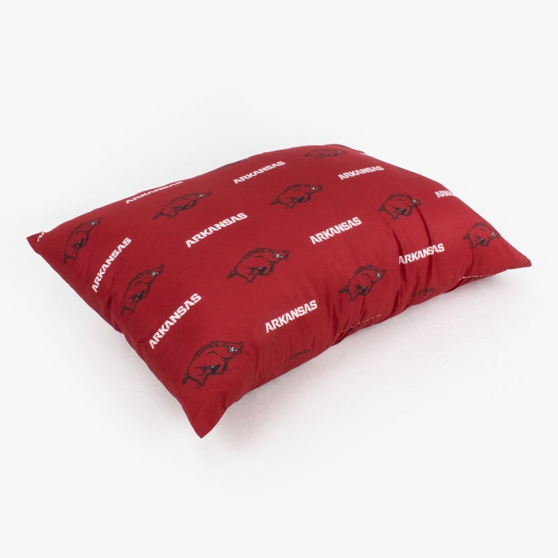 Arkansas Razorbacks Pillowcase Set - King Size 20x40 Inches, 2 Pack, Cotton Sateen