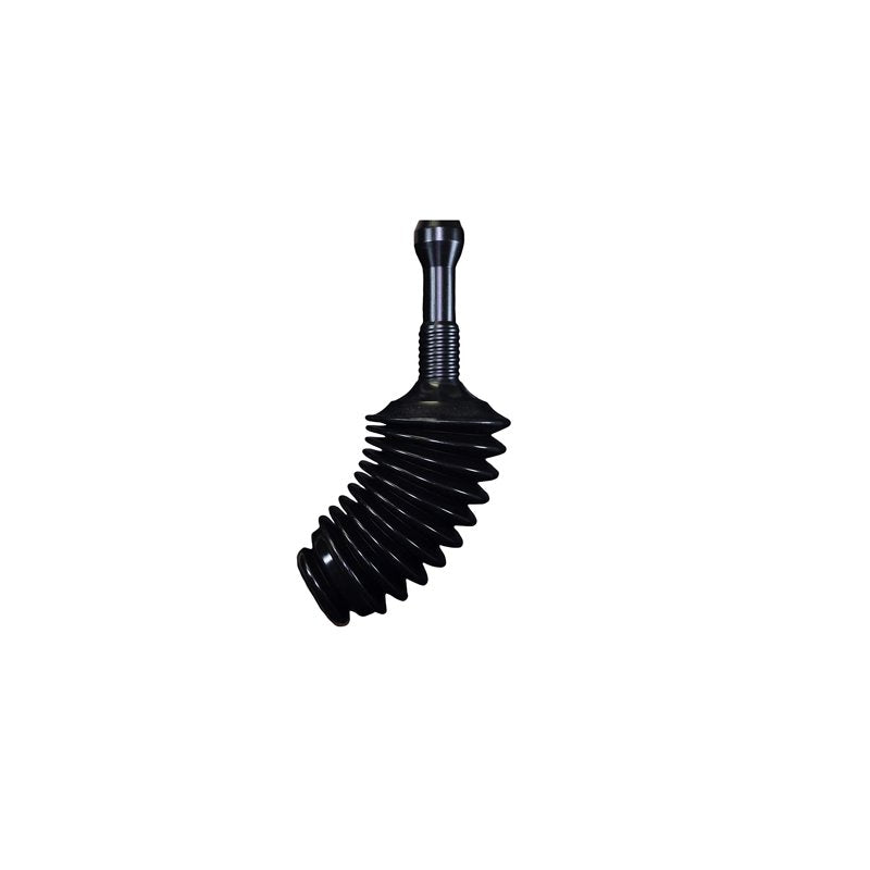 Heavy Duty All Purpose Plunger with Air Release Valve for Toilets and Sinks - Black