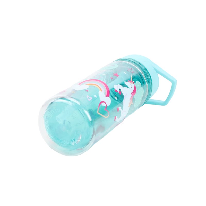 14 oz Double Wall Insulated Unicorn Water Bottle - 2 Pack, Blue