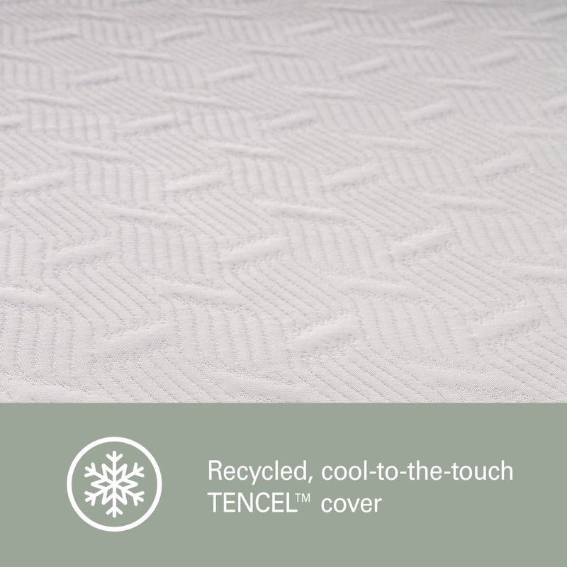 Twin Mattress Topper with Tranquility Foam & Cool TENCEL Cover