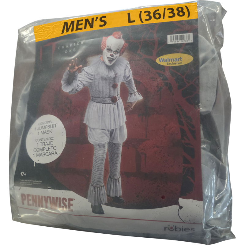 Adult Pennywise Costume with Mask for Halloween L (36-38) - It Cosplay