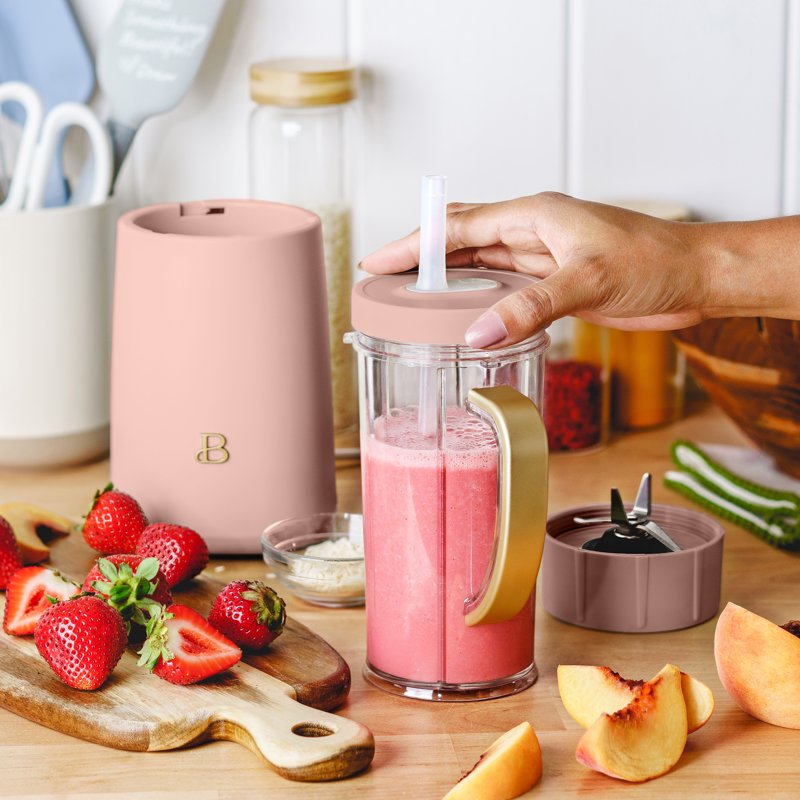 Personal Blender Set - 12 Pieces, 240W, Rose Color