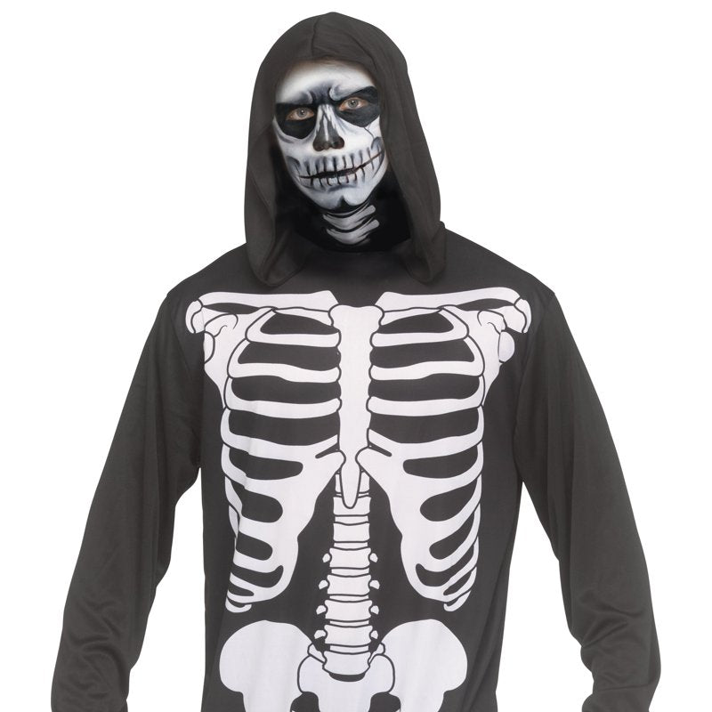 Skeleton Halloween Costume for Adults Men XL - Bone Jumpsuit by Way to Celebrate