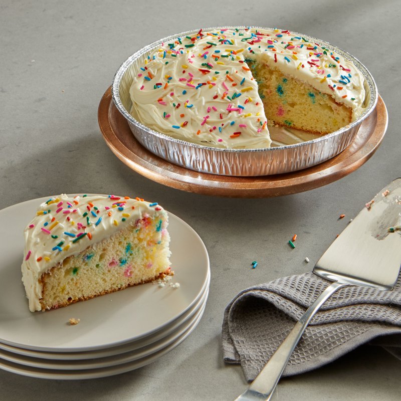 8-Inch EZ Foil Disposable Round Cake Pans - 3 Count Pack