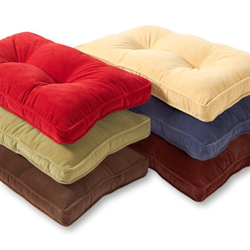 Chocolate Microfiber Kitchen Nook Cushion Set - 4-Piece