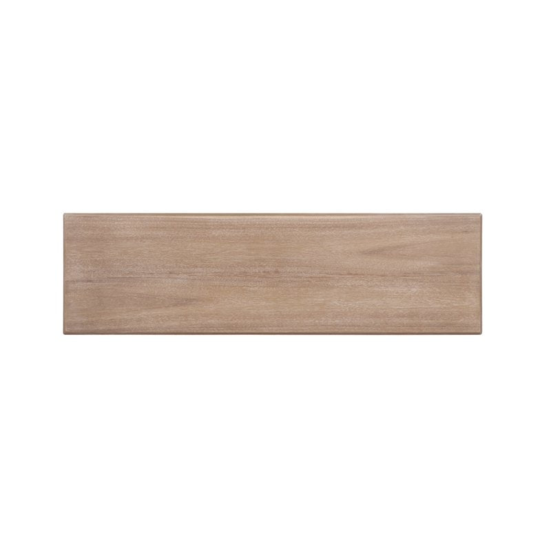 Natural Rustic Two Drawer Console Table with Shelf