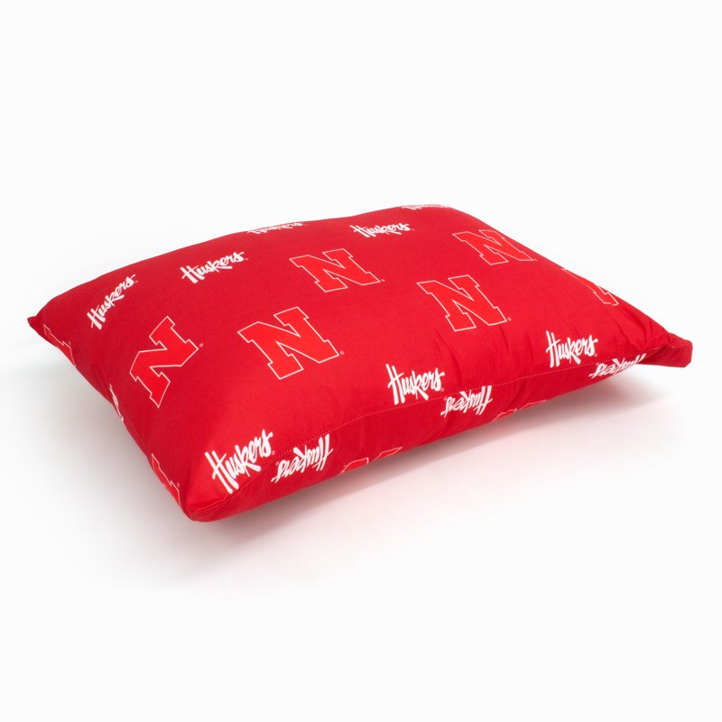 Nebraska Cornhuskers King Pillowcase Pair - 20x40 Inch Cotton Sateen