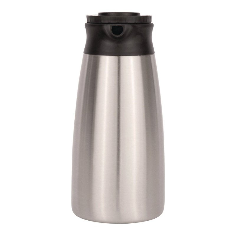 1.9 Liter Thermal Coffee Pitcher - Stainless Steel & Black