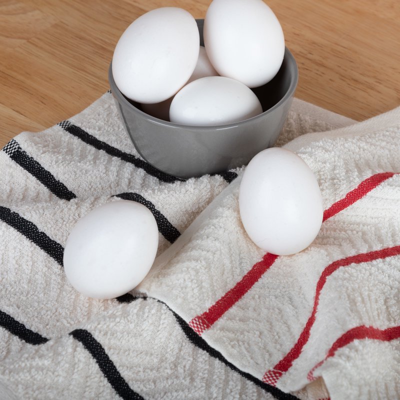 Multi-Color Cotton Dish Cloths 16-Pack - 12x12in Kitchen Towels