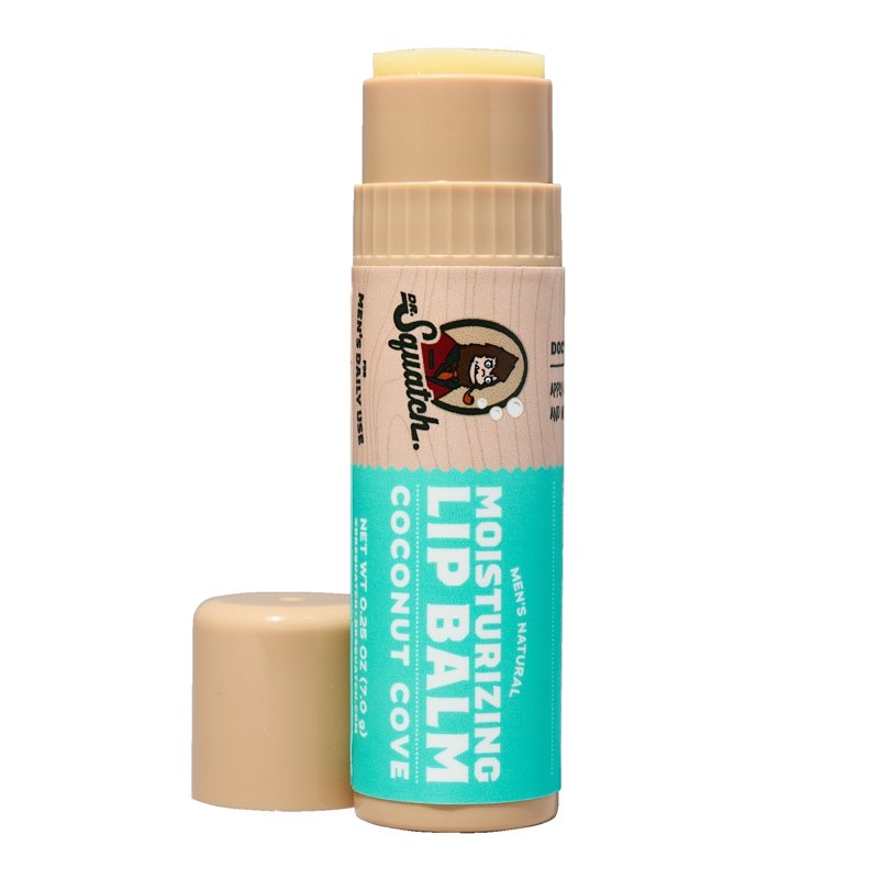 Natural Moisturizing Lip Balm for Men - Matte Finish Lip Care 0.25 Oz