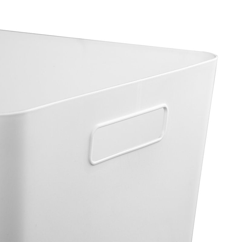 Mainstays X-Large Easy Access Plastic Storage Bin - Single White